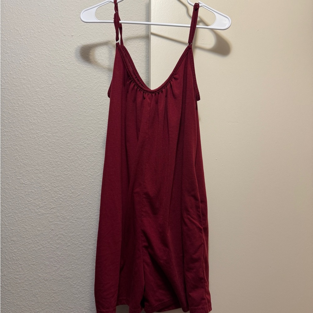 Amazon Burgundy Jumpsuit